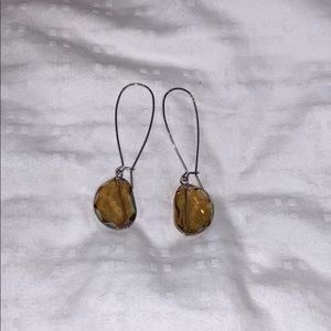 Crystal drop earrings